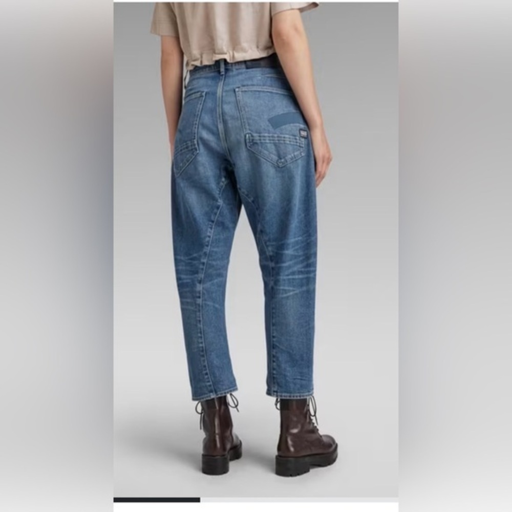 G STAR the boyfriend crop denim cropped jeans size 32 medium wash